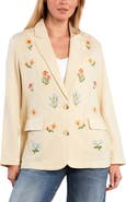 Billy T Meadow Kiss Embroidered Blazer