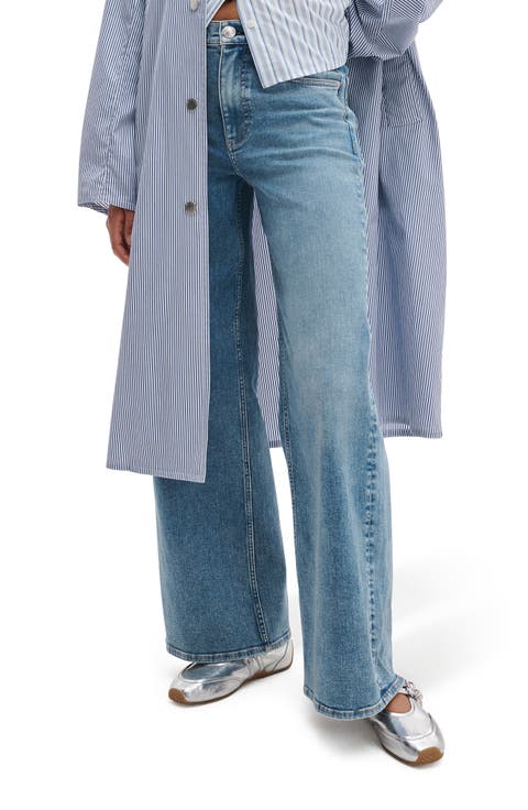 Flexi Andi High Waist Wide Leg Jeans (Lyon)