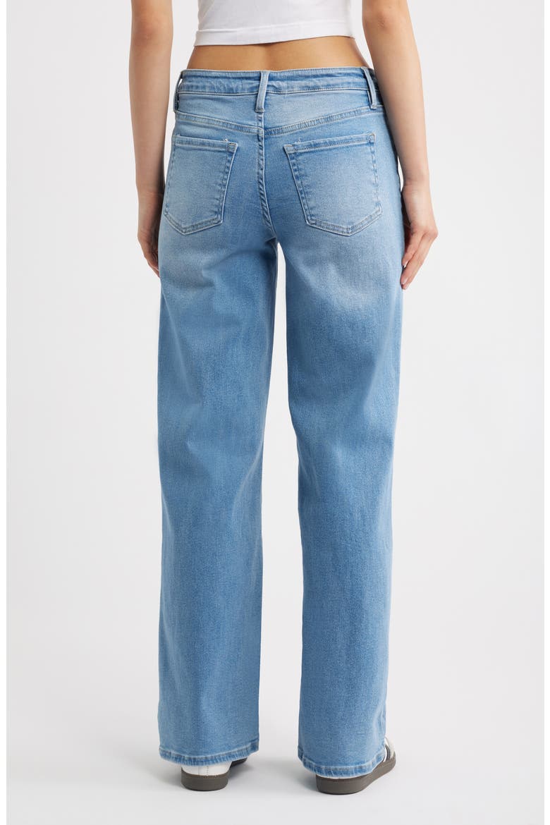 Bella High Waist Wide Leg Jeans, Alternate, color, LIGHT BLUE