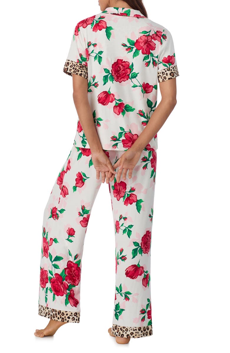 Room Service Pjs Print Pajamas, Alternate, color, Floral Print