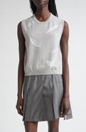 Thom Browne Feather Intarsia Cashmere Sweater Vest