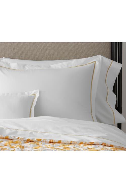 Matouk Bergamo Set Of 2 500 Thread Count Cotton Percale Pillowcases