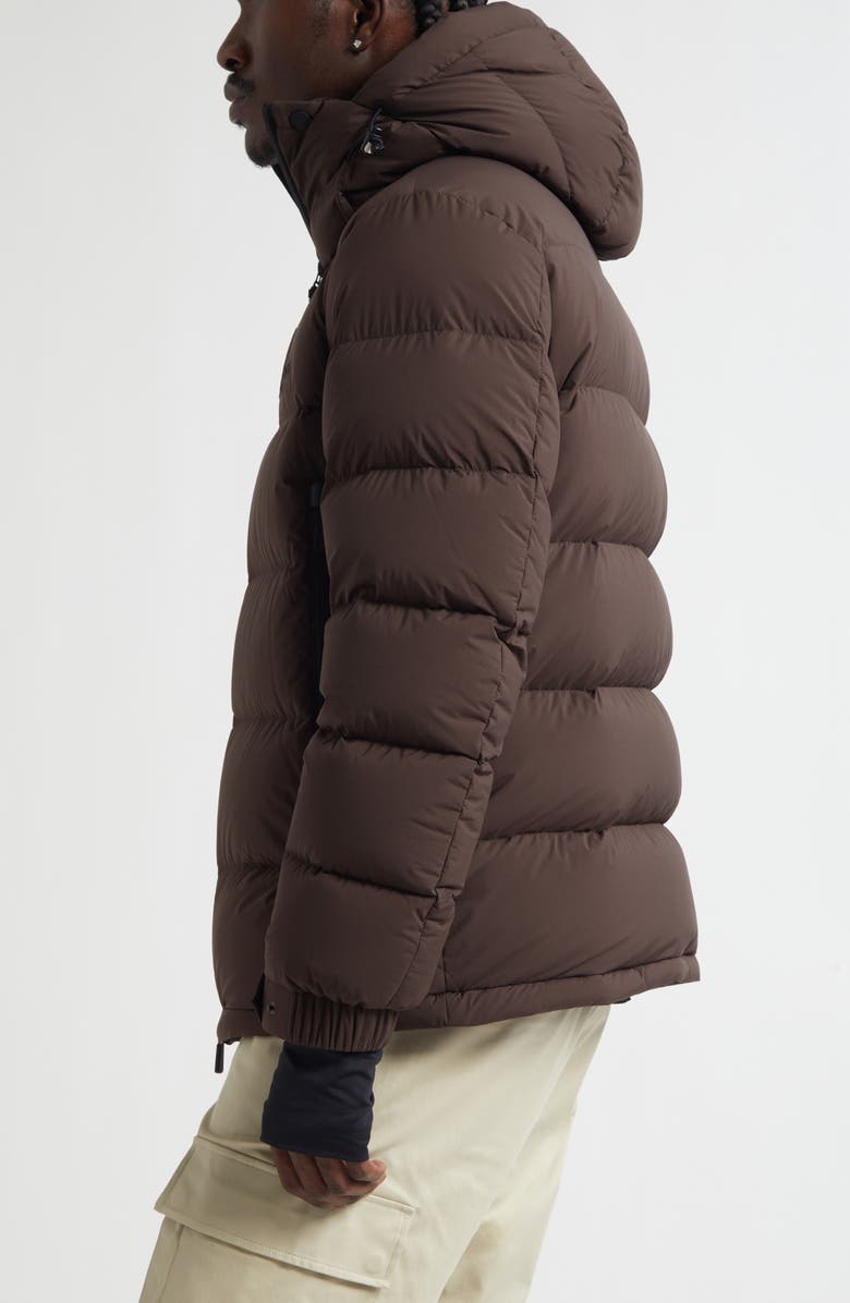 Moncler Isorno Down Puffer Jacket, Alternate, color, Raisin
