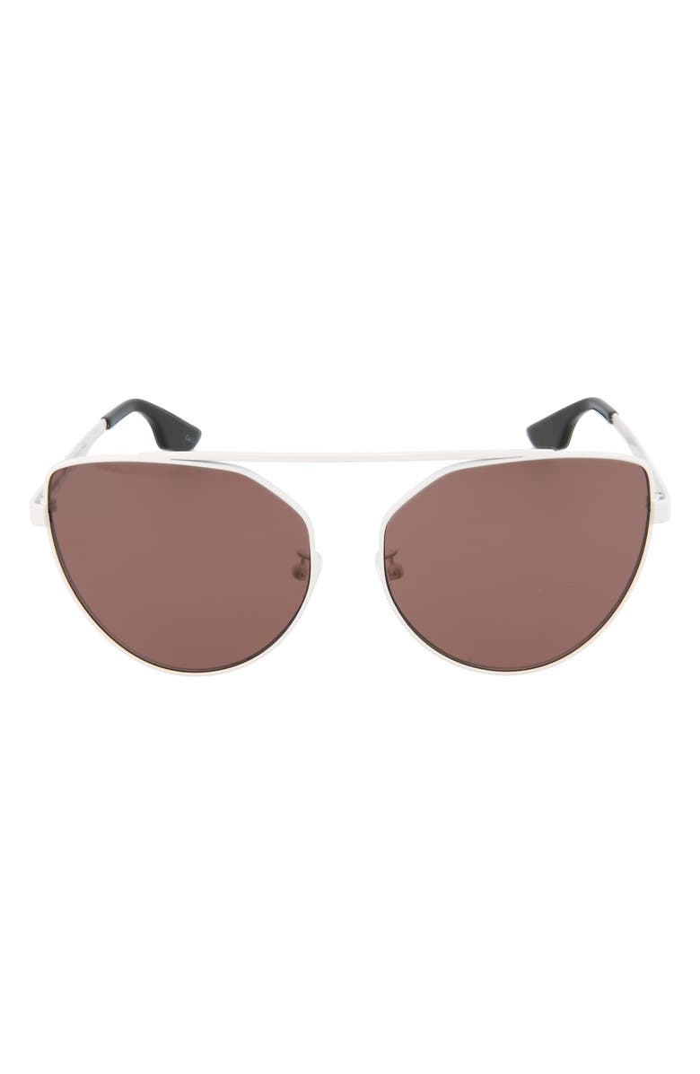 MCQ by Alexander McQueen 58mm Cat Eye Sunglasses, Main, color,