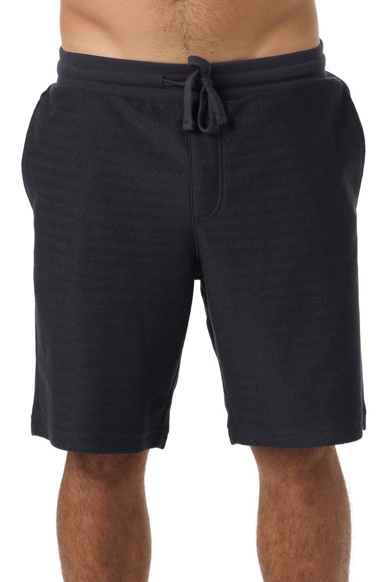 Bavaro Herringbone Drawstring Shorts, Main, color, PHANTOM