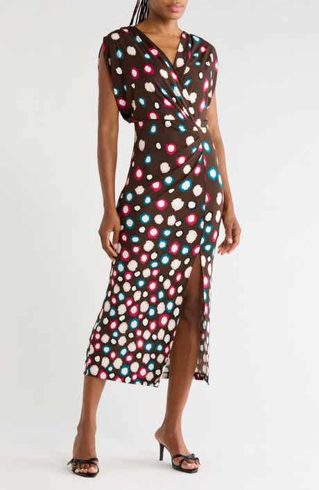 Williams Surplice Midi Dress