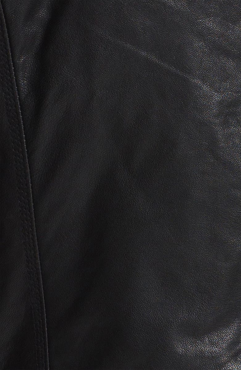 DIESEL<sup>®</sup> 'Lagnum' Leather Racing Jacket, Alternate, color, 