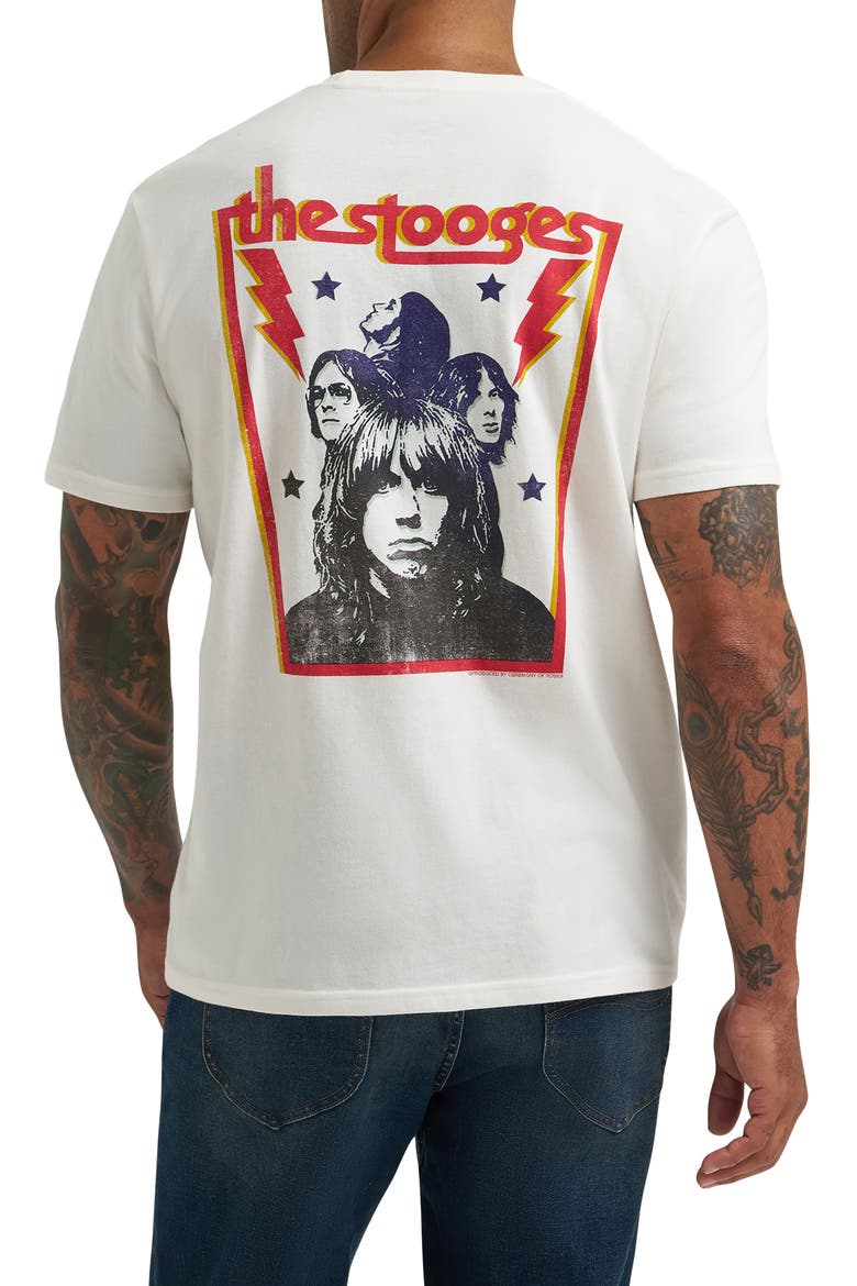 The Stooges Graphic T-Shirt, Alternate, color, MARSHMALLOW