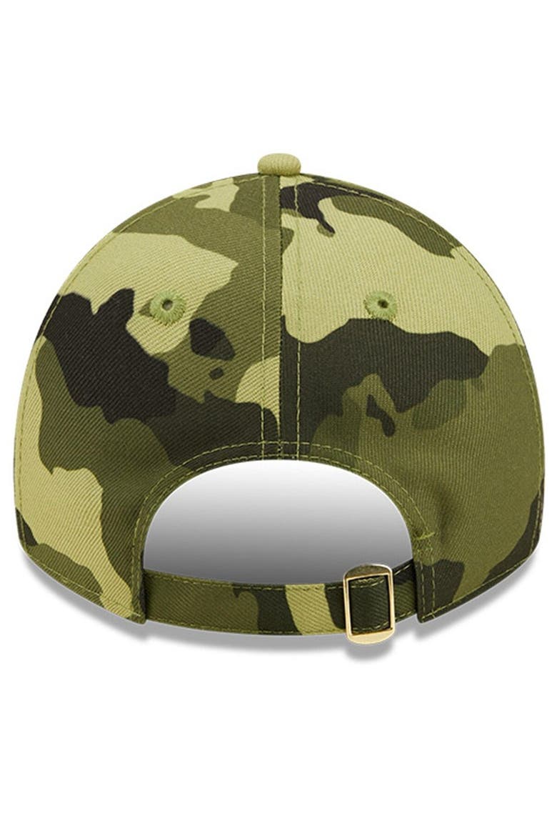 Men's New Era Camo Oakland Athletics 2022 Armed Forces Day 9TWENTY Adjustable Hat, Alternate, color, Camo