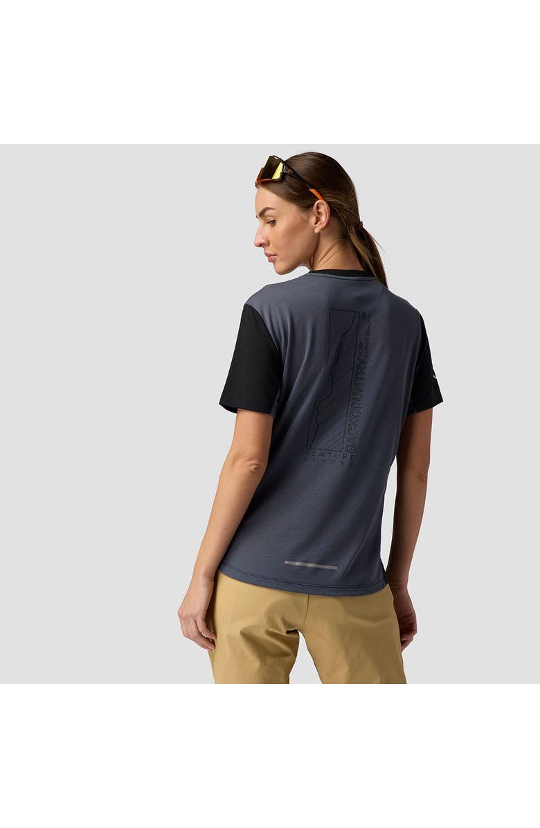 Backcountry Slickrock Drirelease Tech T-Shirt - Women's, Alternate, color, Black/Turbulence