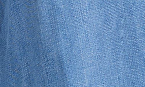 Cinq À Sept Rhinestone Embeliished Denim Button-up Shirt In Blue