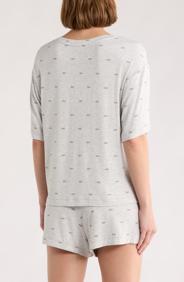 DKNY Logo Print T-Shirt & Boxer Pajamas, Alternate, color,