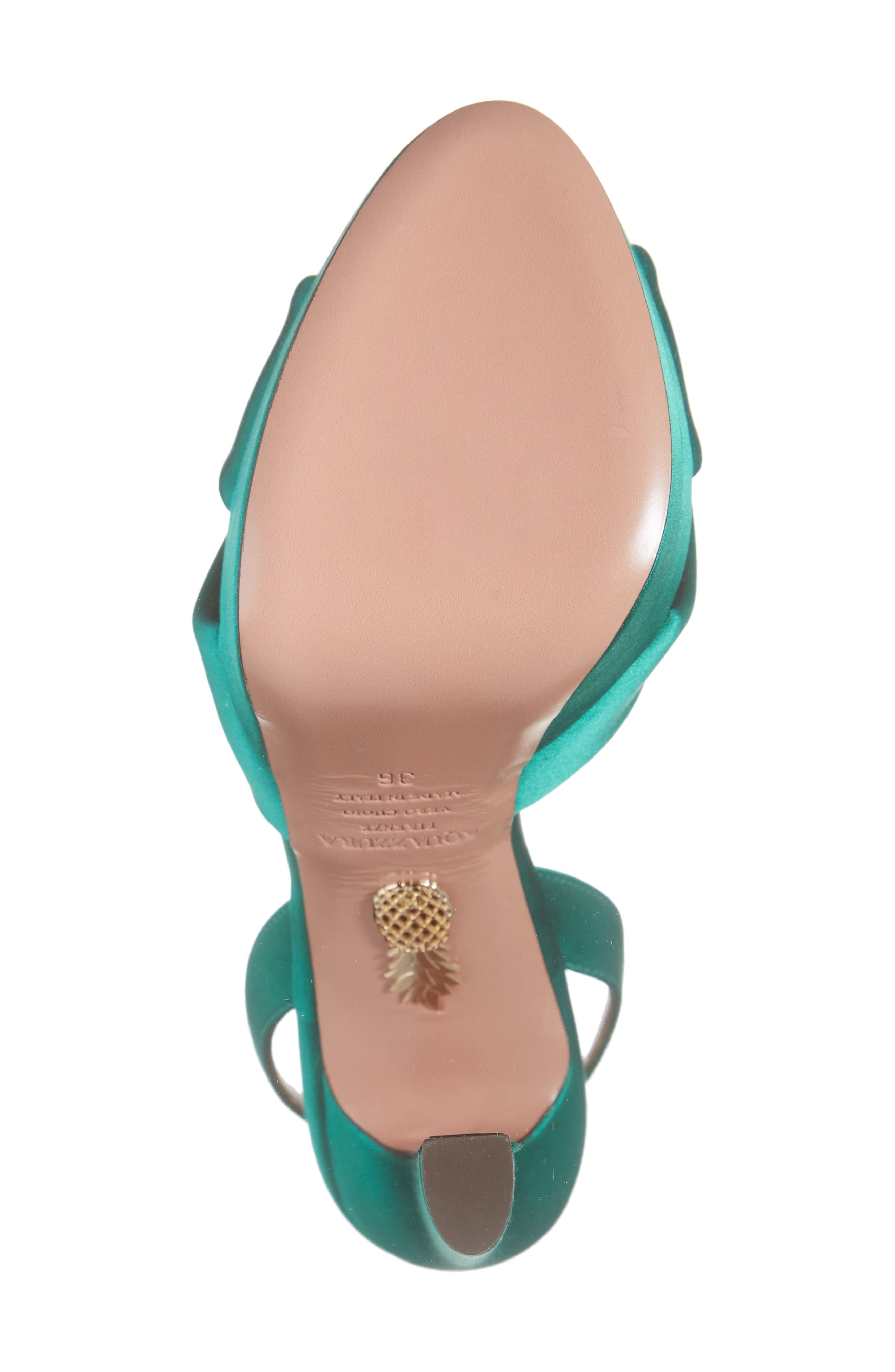 Aquazzura Yes Darling Ankle Strap Platform Sandal, Alternate, color, 