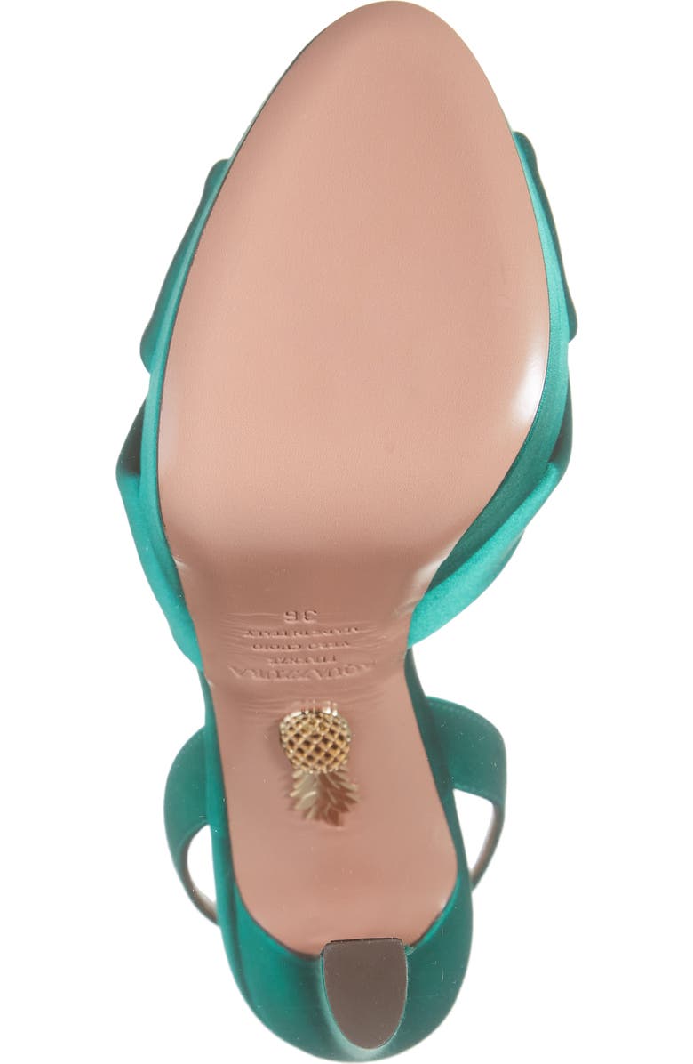 Aquazzura Yes Darling Ankle Strap Platform Sandal, Alternate, color,