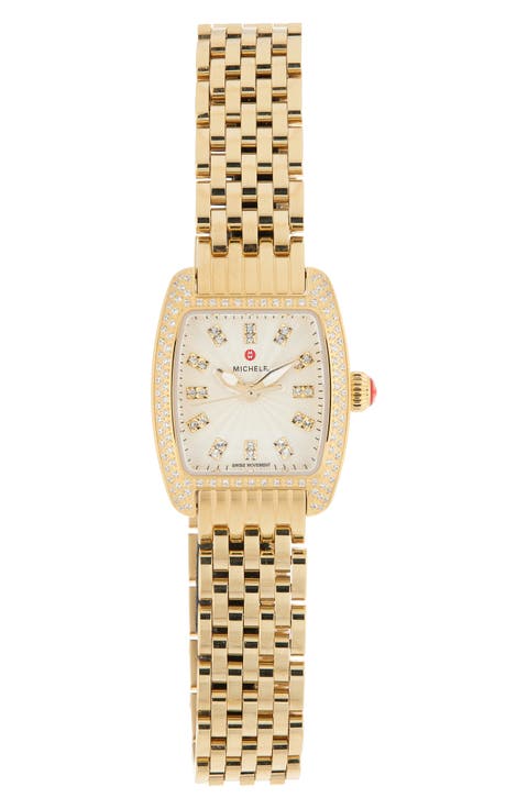 Urban Petite 18K Gold Plate Bracelet Watch, 22mm