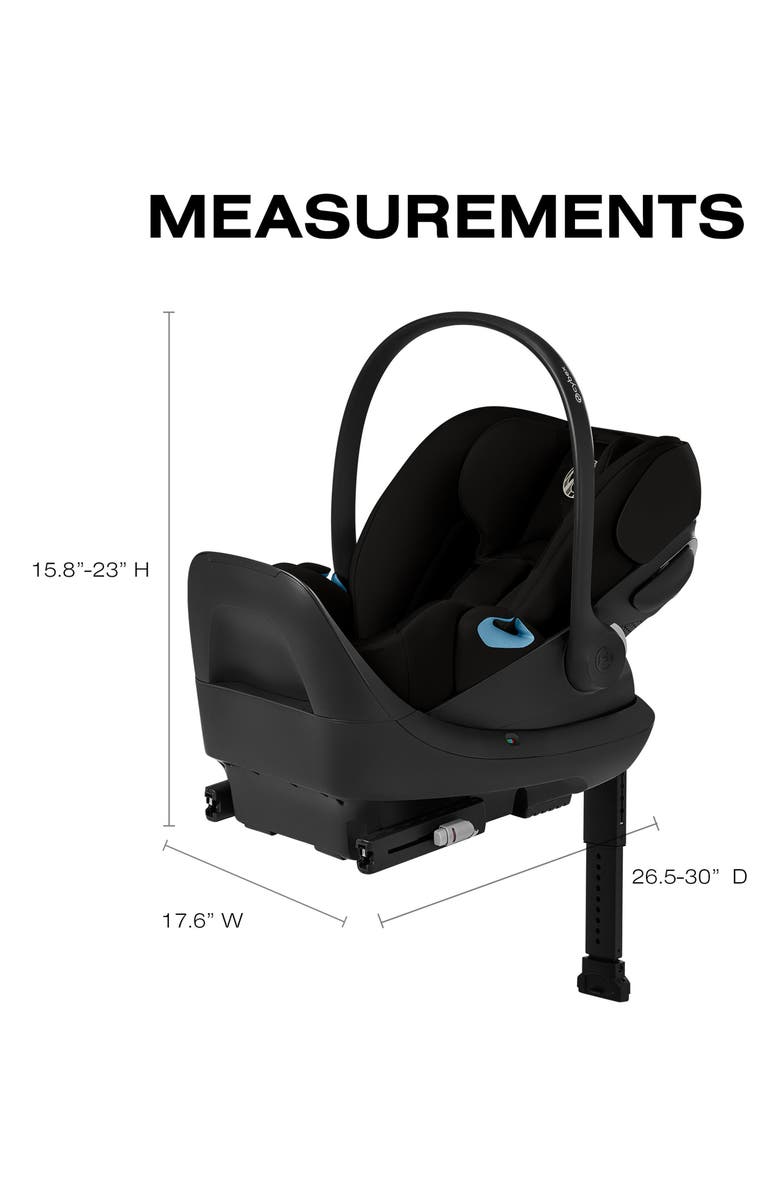 CYBEX Cloud G Pro with Load Leg Base, Alternate, color, Moon Black