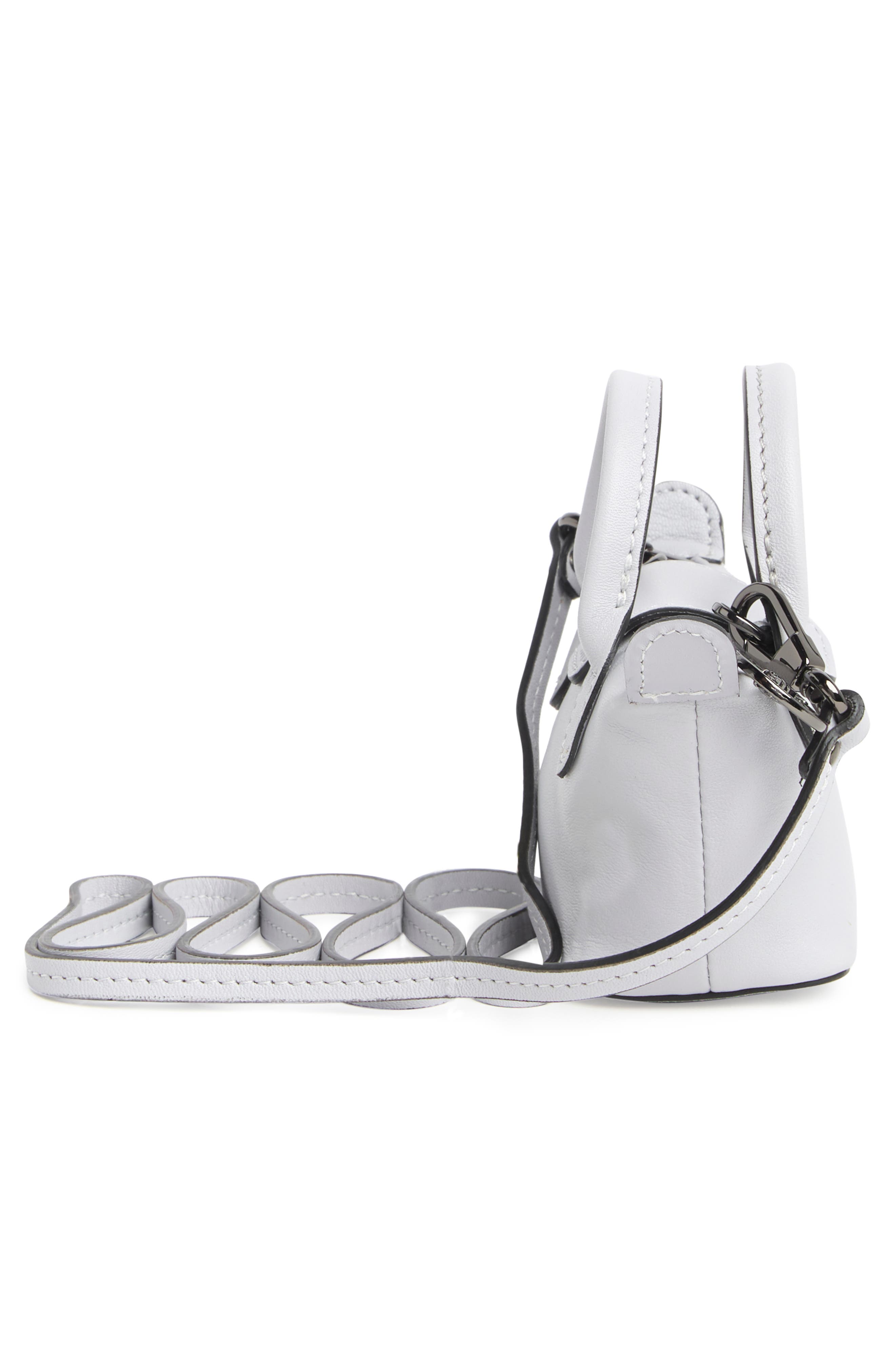 Longchamp Le Pliage Cuir Nano Crossbody Bag, Alternate, color, 