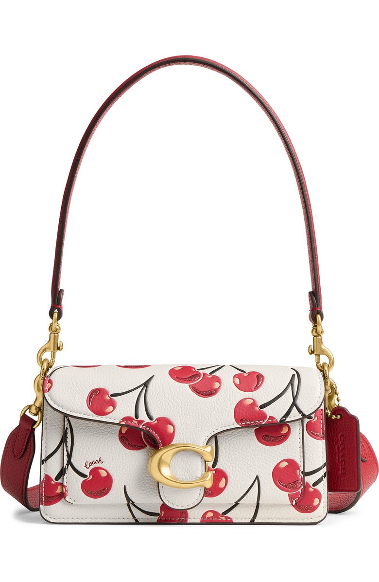 COACH Tabby Shoulder Bag 20 With Cherry Print, Main, color,