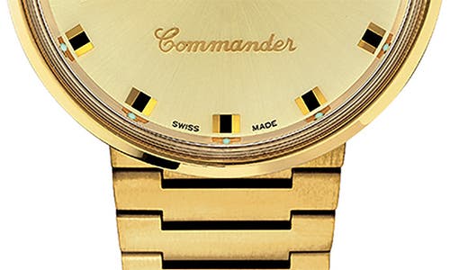 Mido Commander 1959 Automatic Bracelet Watch, 37mm In Gold