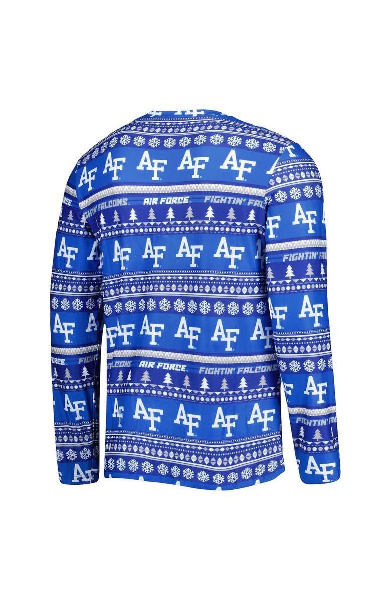 CONCEPTS SPORT Men's Concepts Sport Royal Air Force Falcons Swivel Long Sleeve T-Shirt & Pants Sleep Set, Alternate, color, Royal