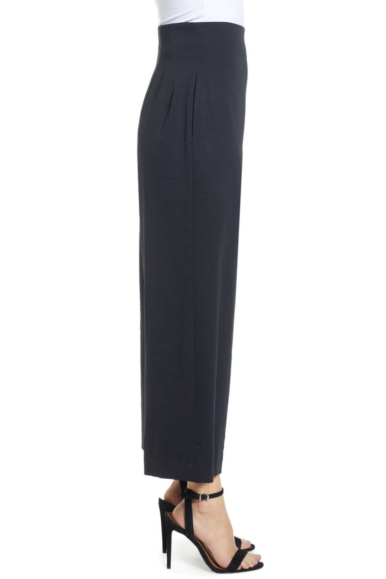 Wide Leg Pants, Alternate, color, BLACK