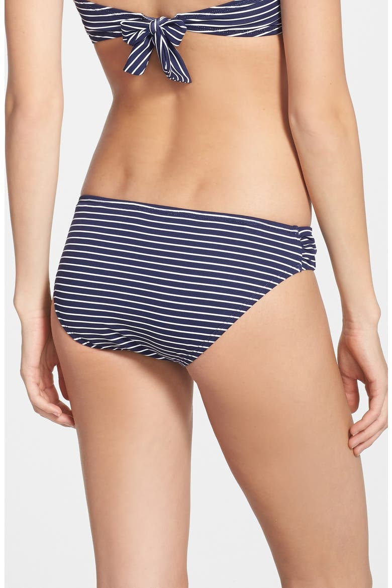 Stripe Bikini Bottoms, Alternate, color, MARE NAVY