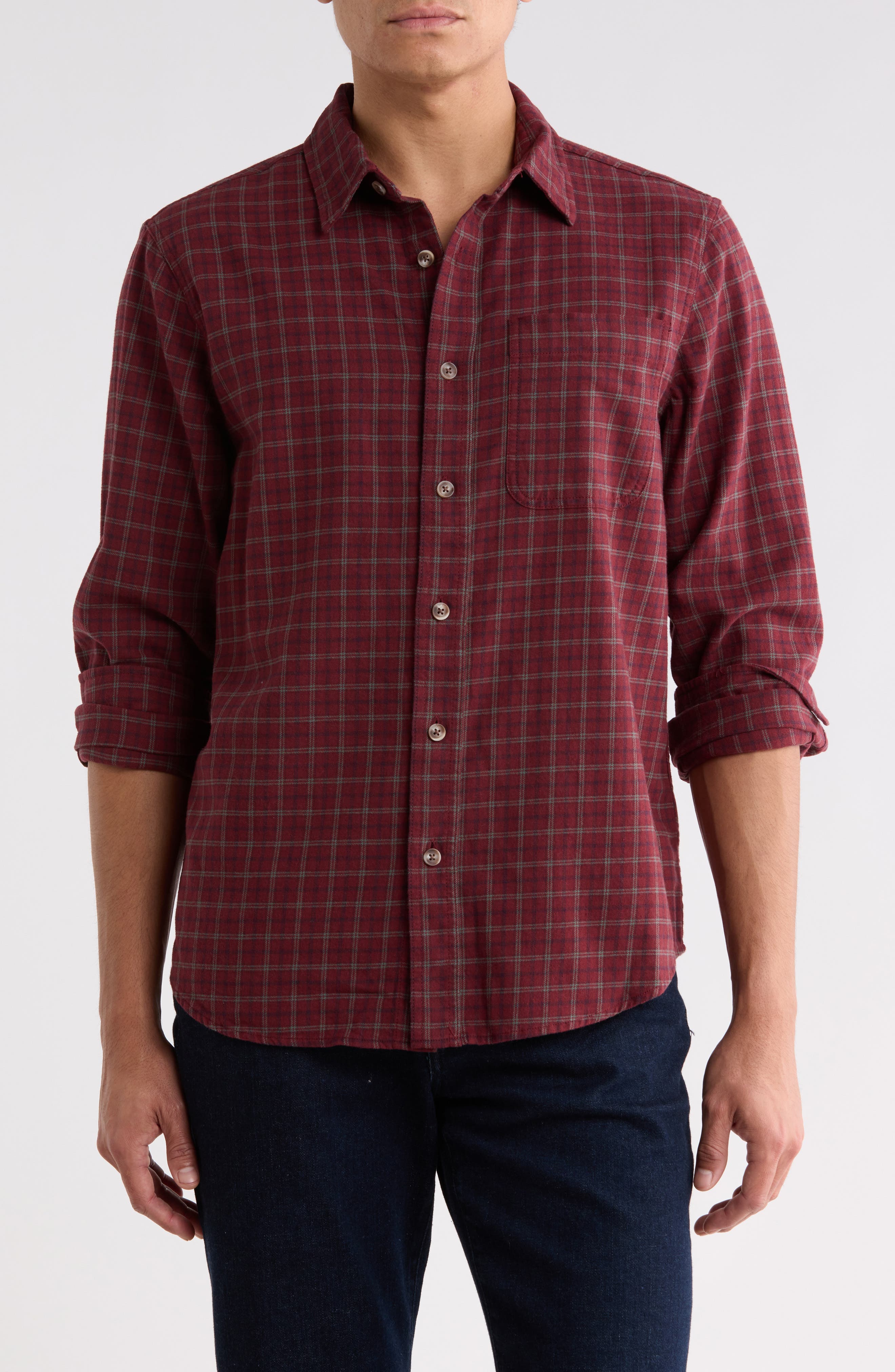 BURGUNDY MONTE PLAID