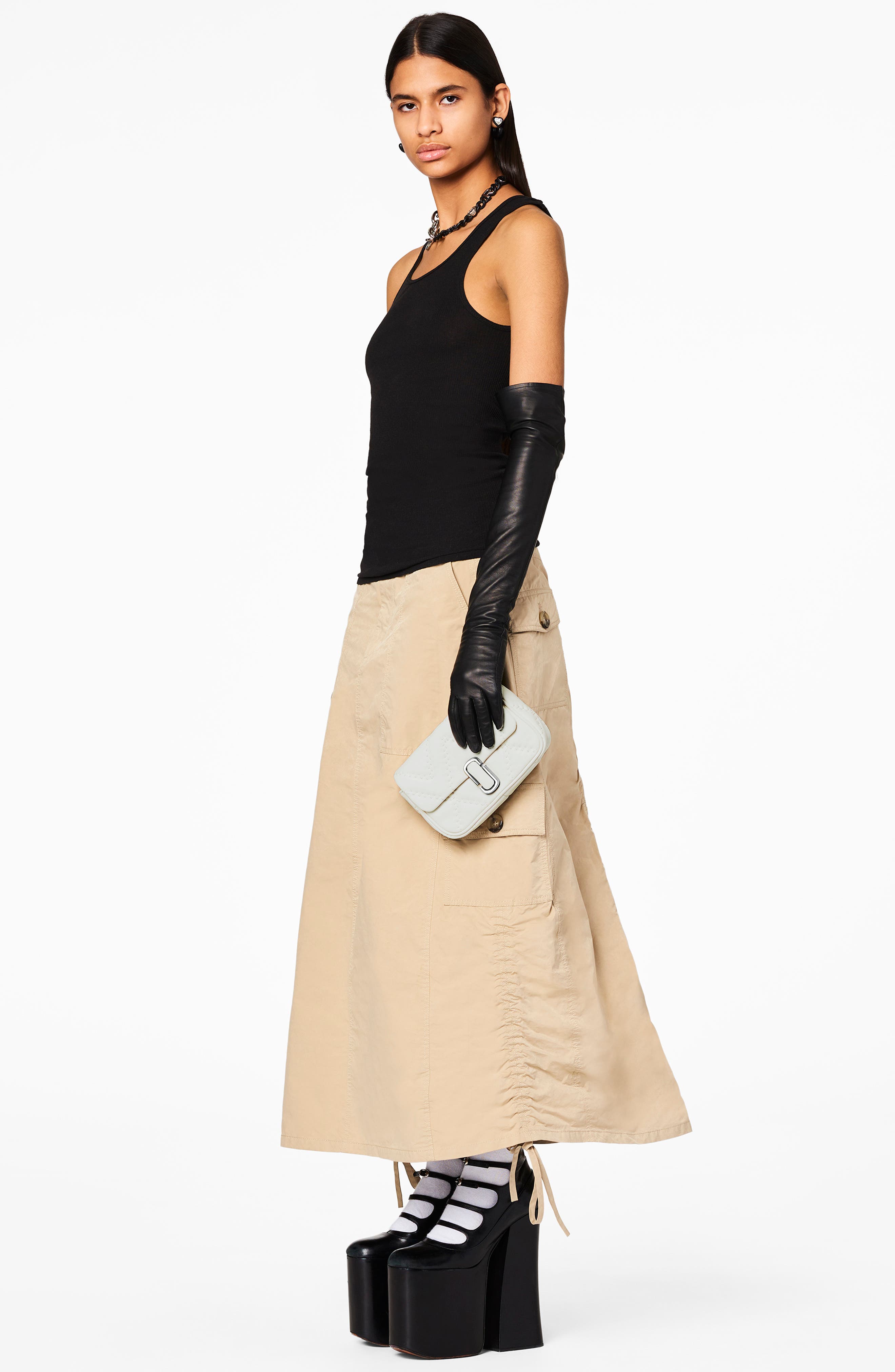The Quilted Leather J Marc Mini Bag, Alternate, color, COTTON