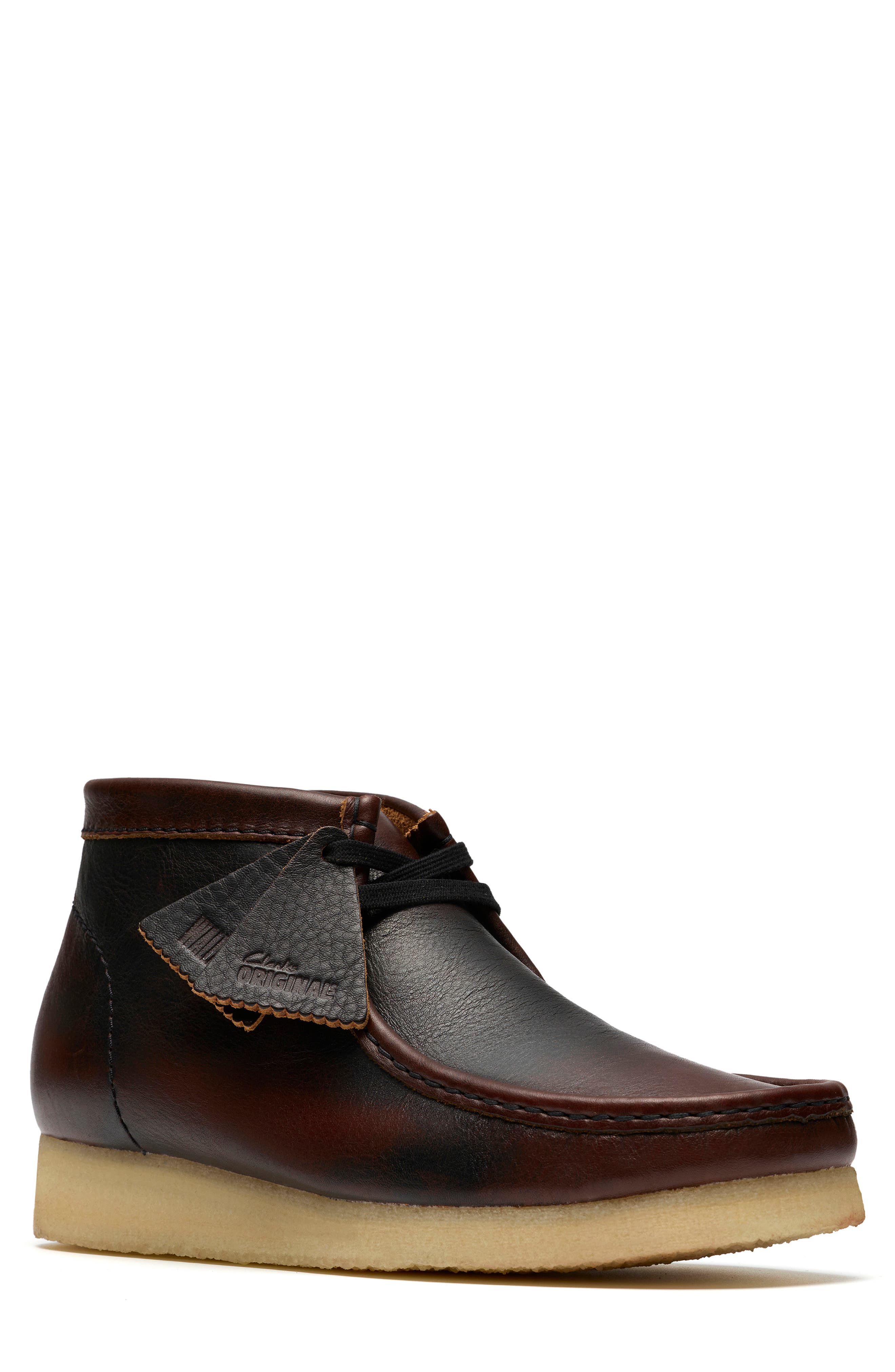 Clarks<sup>®</sup> Originals Wallabee Chukka Boot, Main, color, Dark Tan