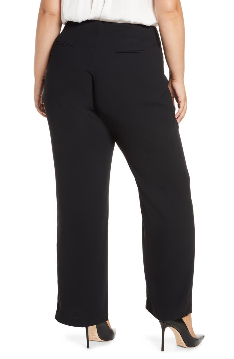 Vince Camuto Moss Crepe Trousers, Alternate, color, 