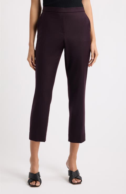 Sleek Flannel Treeca Pull-On Pants