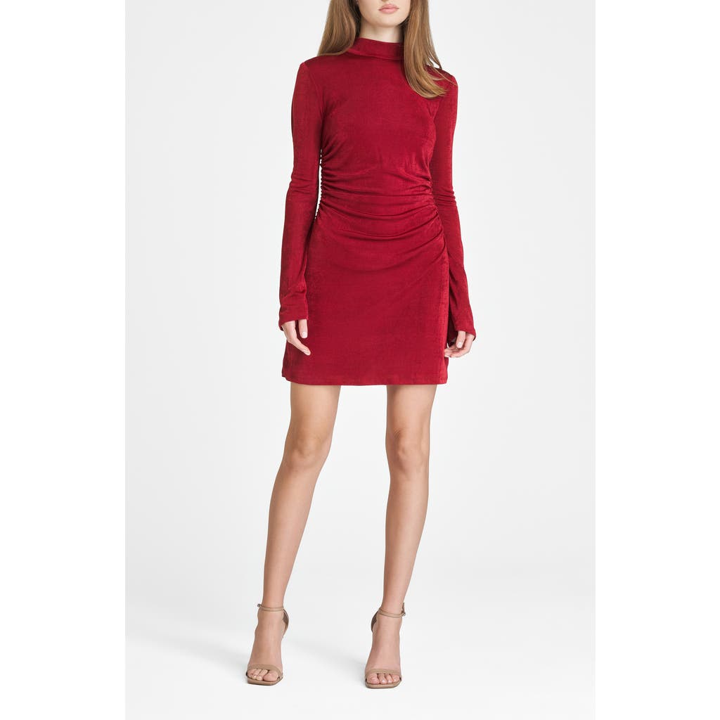 Wayf Vivi Tie Back Long Sleeve Minidress