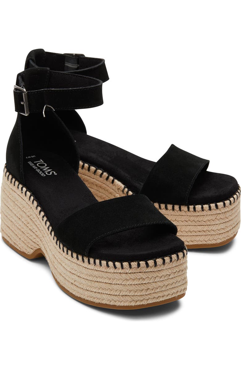 TOMS Laila Espadrille Platform Sandal, Alternate, color,