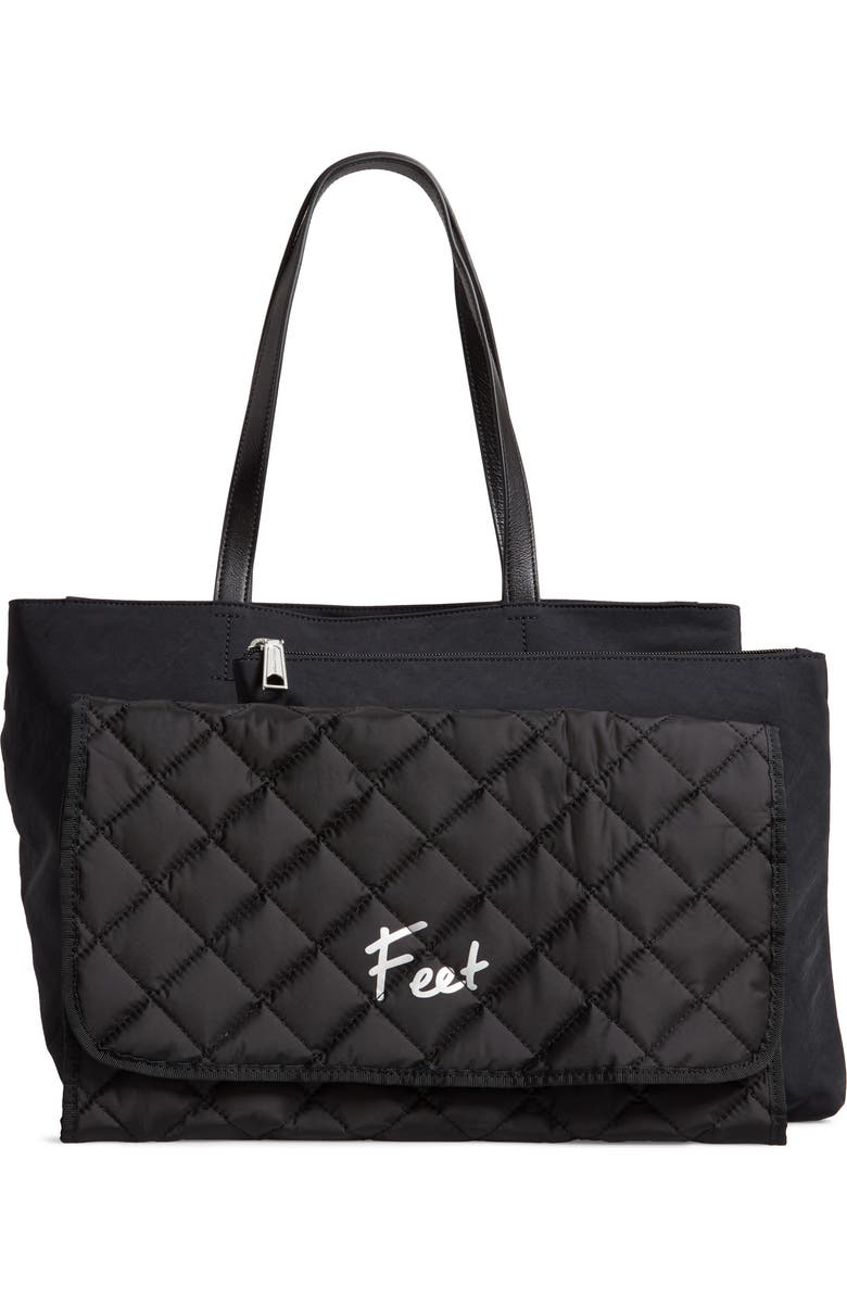 Rebecca Minkoff Logan Studded Nylon Baby Tote, Alternate, color,