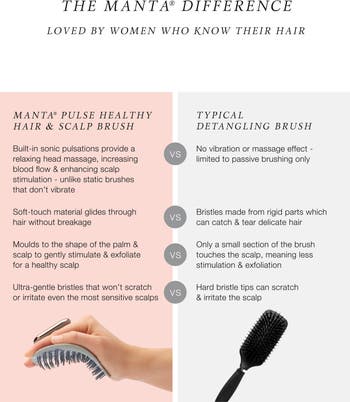 MANTA pulse スカルプブラシ 3IN1 Manta Pulse Professional Scalp Massage Brush | Nordstrom