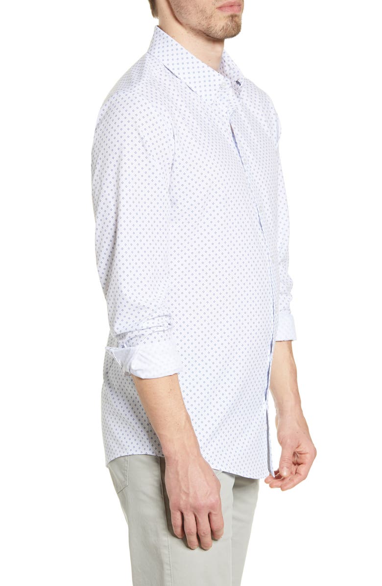 Mizzen+Main Leeward Trim Fit Button-Up Performance Shirt, Alternate, color, 