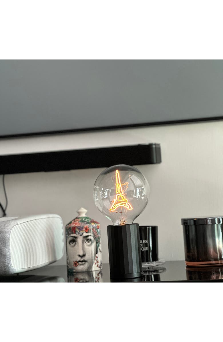 MITB Eiffel Tower Portable Table Lamp, Alternate, color, Black