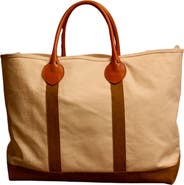 Fortela Port Canvas Bag with Leather Handles