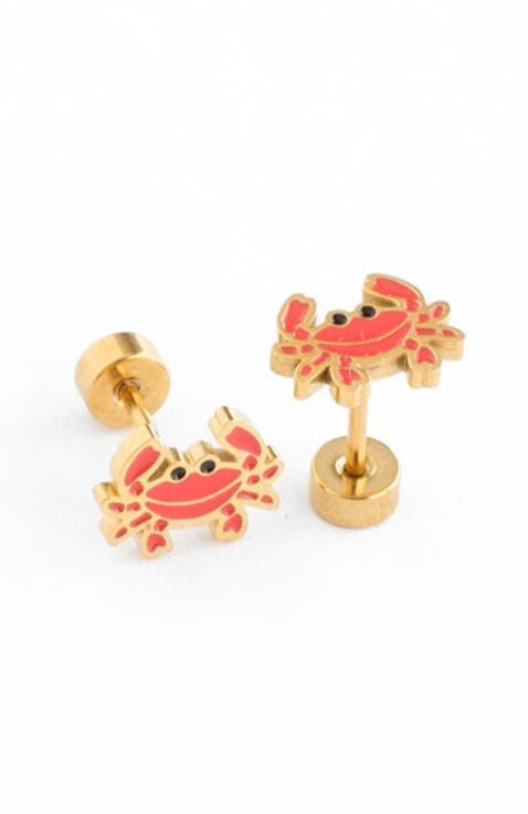 Crab Stud Earrings