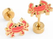 Pip Pop Crab Stud Earrings