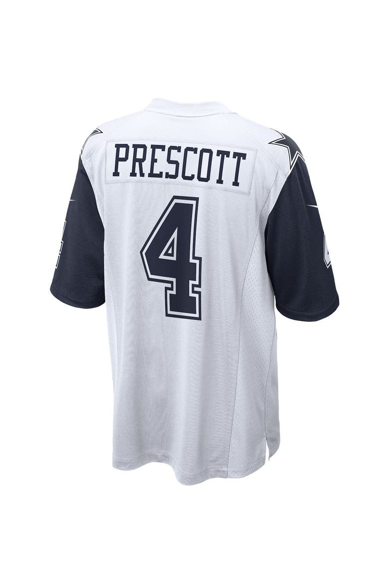 Men's Nike Dak Prescott White Dallas Cowboys Alternate Game Jersey, Alternate, color, White
