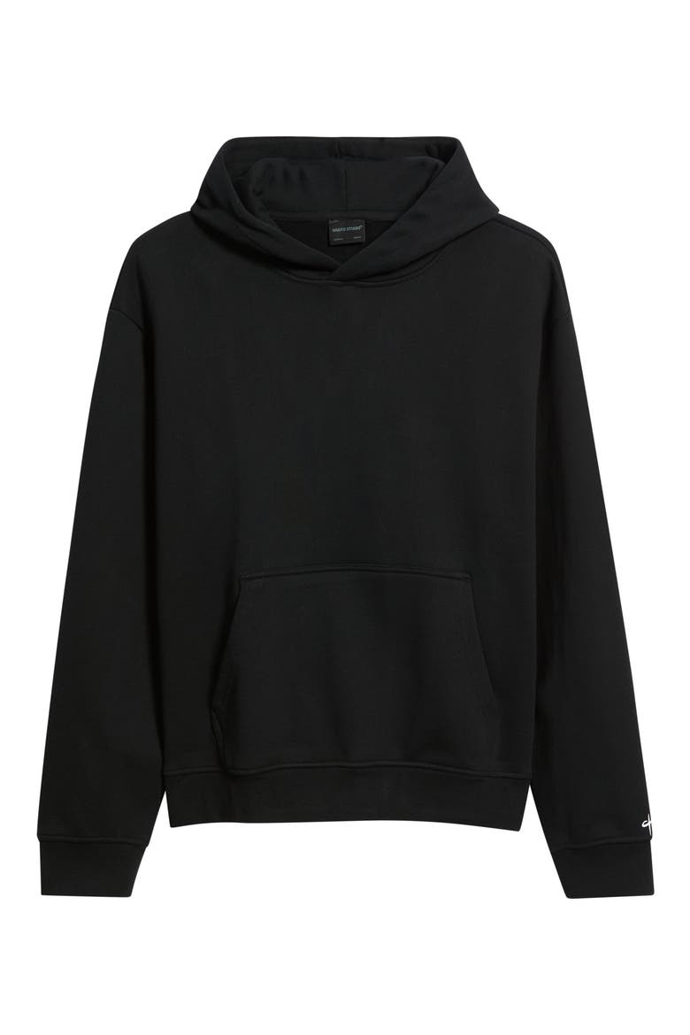 Base Fleece Hoodie, Alternate, color, WASHED BLACK