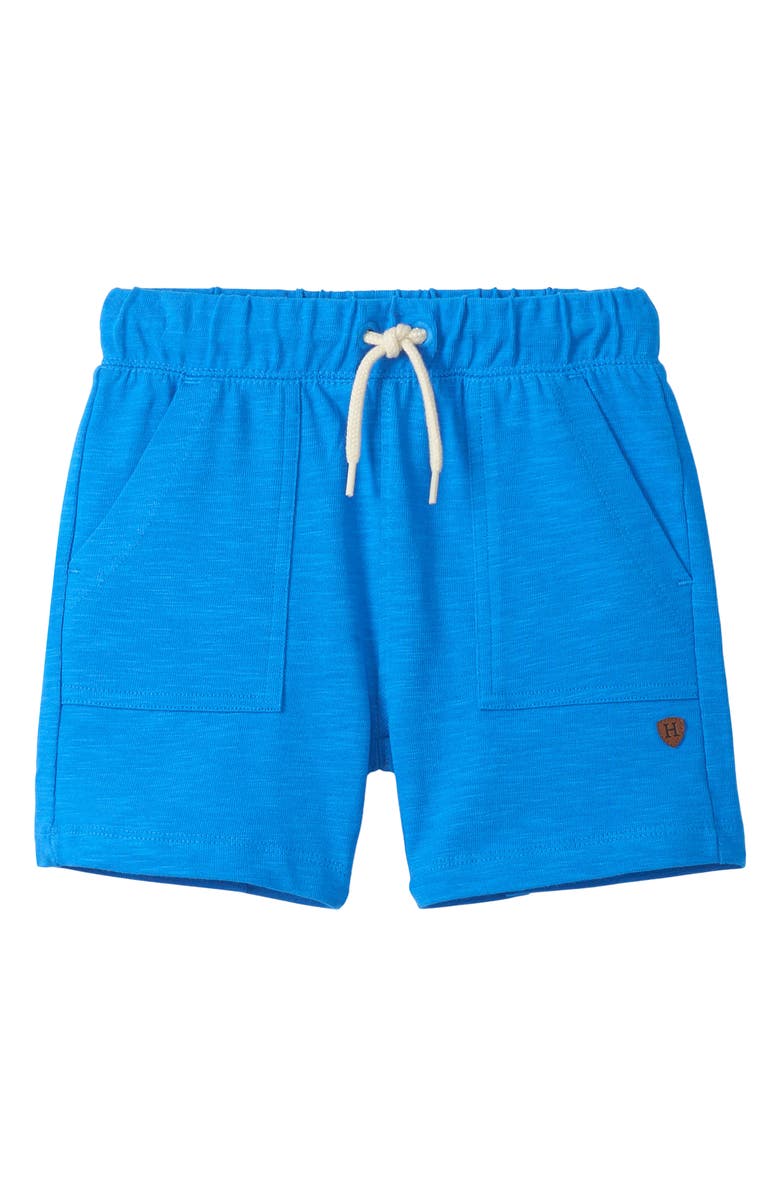 Hatley Kids' Slub Cotton Knit Drawstring Shorts, Main, color, French Blue