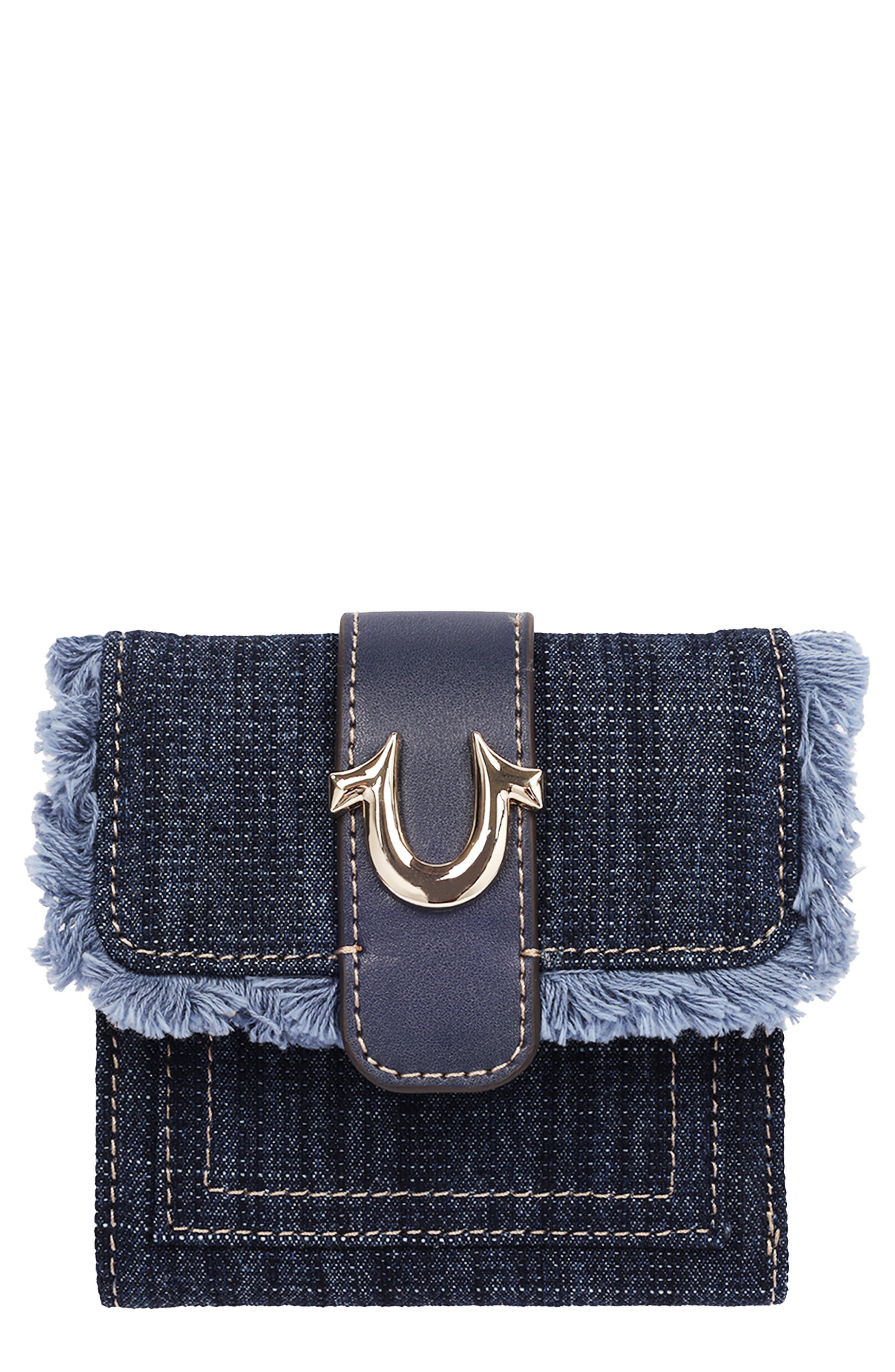 Frayed Denim Wallet