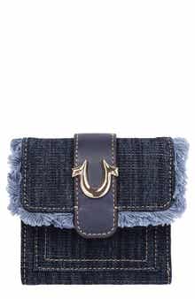 Frayed Denim Wallet
