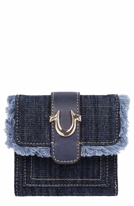 Frayed Denim Wallet