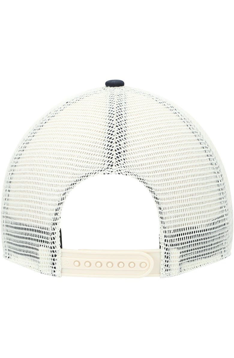 '47 Men's '47 Black/White Carolina Panthers Interlude MVP Trucker Snapback Hat, Alternate, color,