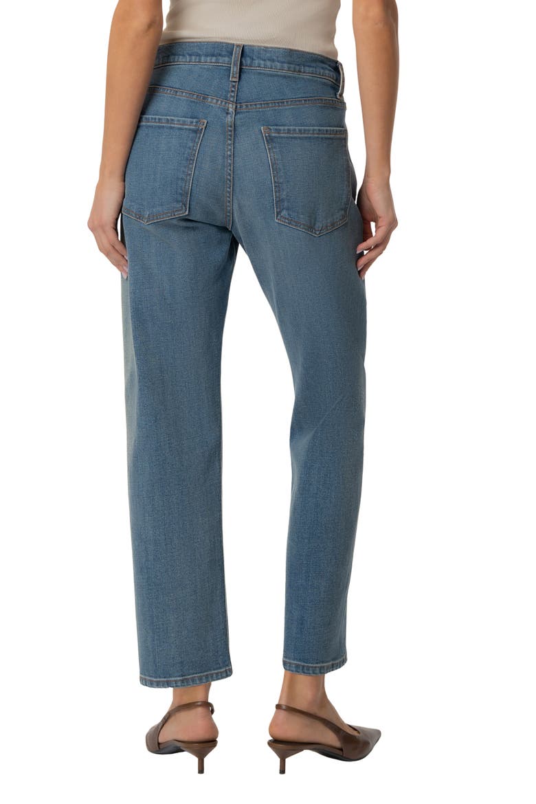 Kit High Waist Ankle Baggy Straight Leg Jeans, Alternate, color, DISCUSS