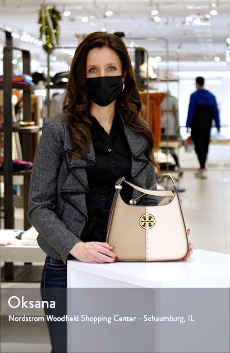 Miller Colorblock Small Leather Crossbody Bag, sales video thumbnail