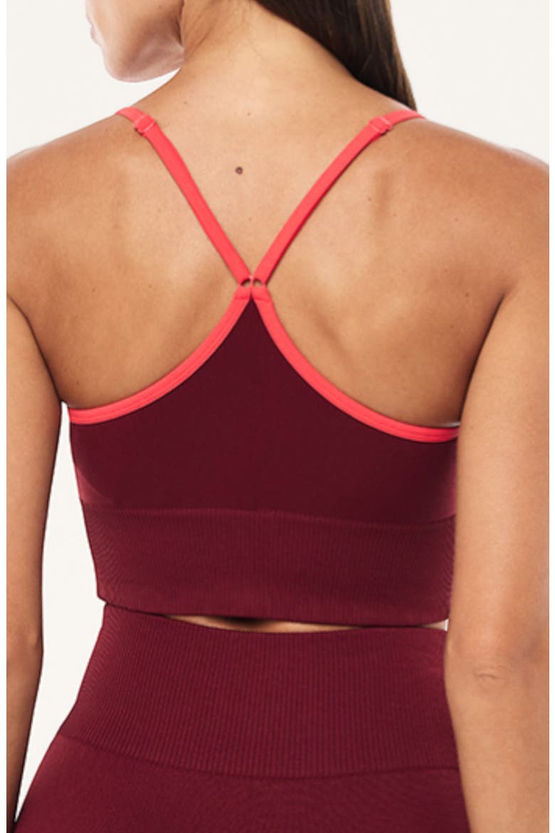 Release Seamless Crop Tank, Alternate, color, CABERNET / STRAWBERRY